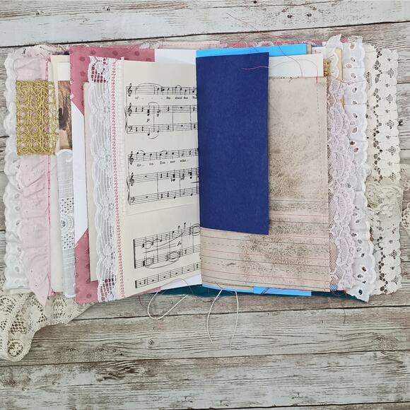 Pink Embellished Junk Journal: Flowers, Birds and Butterflies (Lifetime) - Picture 16 of 16